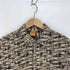 80-90S HUNTINGTON GARAGE USA製 総柄 リーフ シャツジャケット メンズ import:M