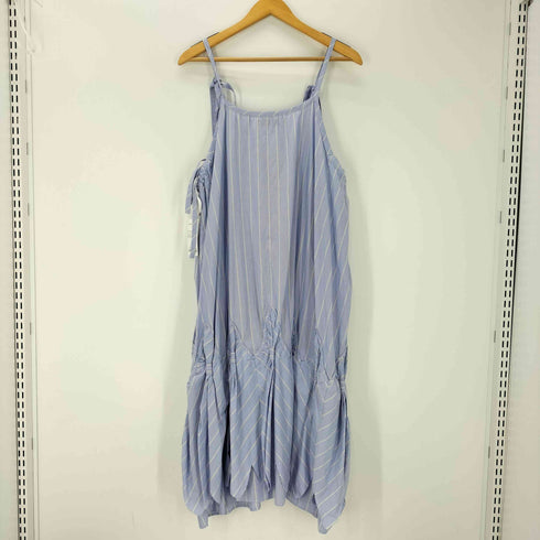 ミキオサカベ MIKIOSAKABE 19SS Striped Ribbon Cami Dress ストライプ リボン キャミ ドレス ワンピース レディース FREE