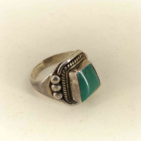 925刻印 ストーンデザインシルバーリング メンズ 14