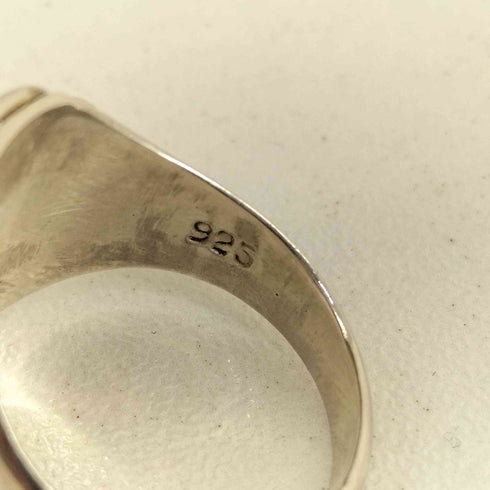 925刻印 ストーンデザインシルバーリング メンズ 14
