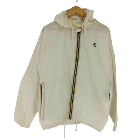 ケーウェイ K-WAY ロゴプリント ラインデザイン ジップアップ ナイロンジャケット メンズ import:M