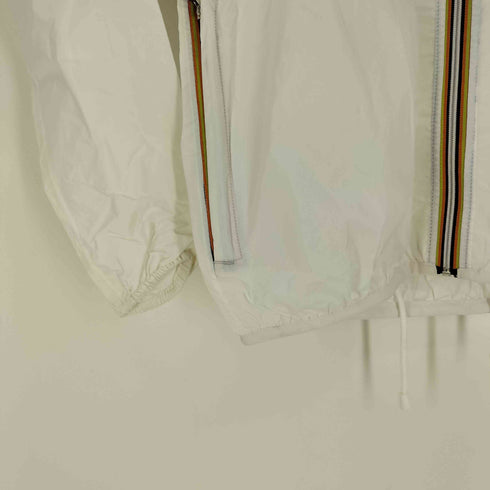 ケーウェイ K-WAY ロゴプリント ラインデザイン ジップアップ ナイロンジャケット メンズ import:M