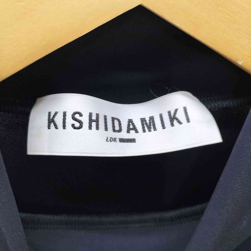 KISHIDAMIKI fur fit top black×mix fur ファー フィツト トップ レディース FREE