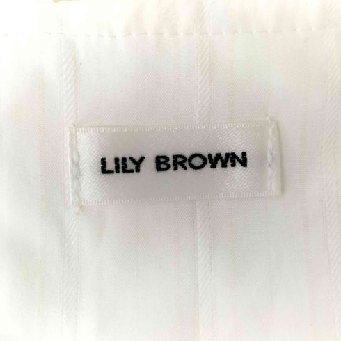リリーブラウン Lily Brown ボリュームリボン2wayワンピース レディース JPN:0