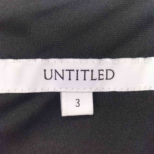 アンタイトル UNTITLED ドッキング ウールワンピース レディース JPN:3