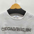 シーケーカルバンクライン ck Calvin Klein ロゴフロッキープリント クルーネックTシャツ レディース import:XL