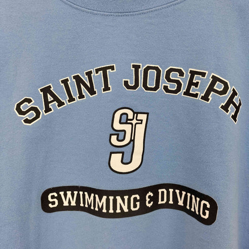 チャンピオン Champion 00s ECO SAINT JOSEPH プリント クルーネックスウェット メンズ import:L