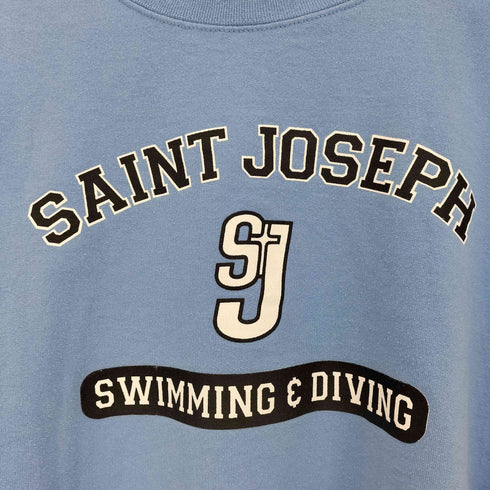 チャンピオン Champion 00s ECO SAINT JOSEPH プリント クルーネックスウェット メンズ import:L