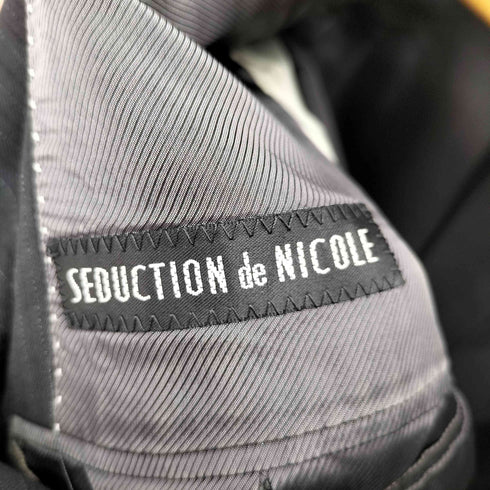 セデクションニコル SEDUCTION de NICOLE ウール100 3peace ストライプスーツセットアップ メンズ
