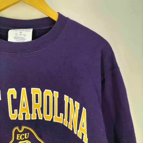 チャンピオン Champion EAST CAROLINA カレッジロゴプリント クルーネック スウェット メンズ import:M