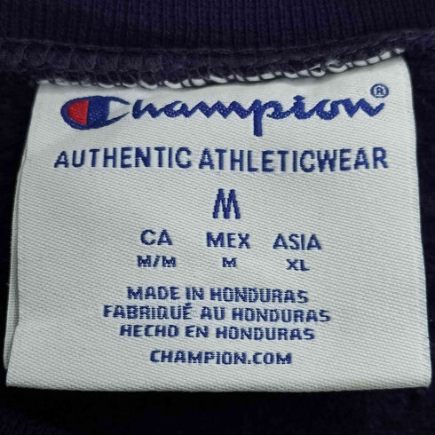 チャンピオン Champion EAST CAROLINA カレッジロゴプリント クルーネック スウェット メンズ import:M