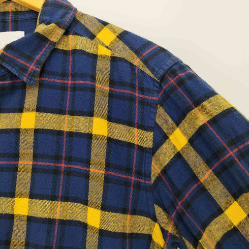 ユニフォームエクスペリメント uniform experiment STAR PHILOSOPHY OVER PRINT FLANNEL CHECK B.D SHIRT メンズ 4