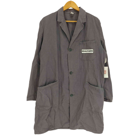 90S SANFOR 企業ロゴ プリント チェンジボタン ユーロワーク ショップコート メンズ EUR:48