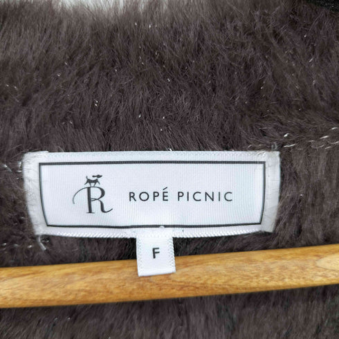 ロペピクニック Rope Picnic ショートフェザーニットベスト レディース FREE