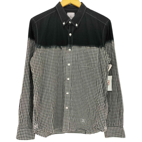 ユニフォームエクスペリメント uniform experiment グラデーション ボタンダウン チェック シャツ メンズ 4