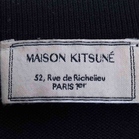 メゾンキツネ MAISON KITSUNE FOXHEAD PATCH VNECK KNIT Vネック ハイゲージ 長袖ニット メンズ JPN:M