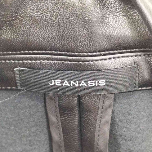 ジーナシス JEANASIS フェイクレザーテーラードジャケット レディース