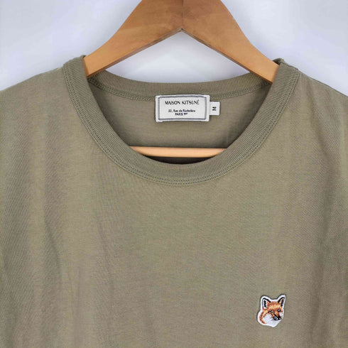メゾンキツネ MAISON KITSUNE TEE-SHIRT FOX HEAD PATCH ワッペン Tシャツ メンズ import:M