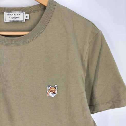 メゾンキツネ MAISON KITSUNE TEE-SHIRT FOX HEAD PATCH ワッペン Tシャツ メンズ import:M