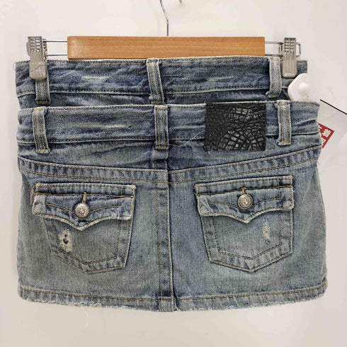 UPPER FREAK Y2K コンビ レイヤード デニムミニスカート レディース JPN:M