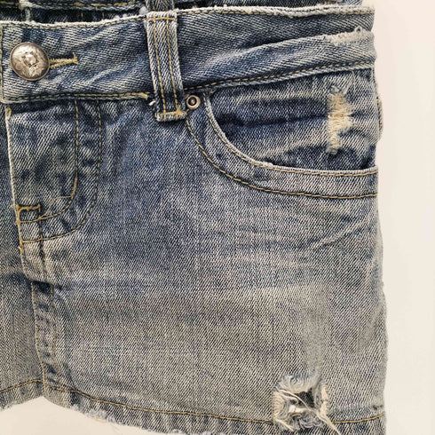 UPPER FREAK Y2K コンビ レイヤード デニムミニスカート レディース JPN:M