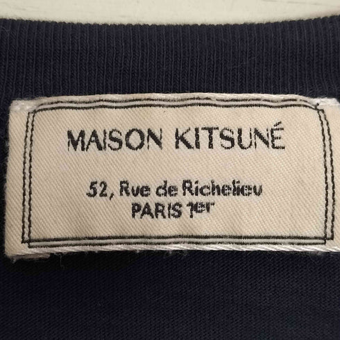 メゾンキツネ MAISON KITSUNE TEE-SHIRT FOX HEAD PATCH ワッペン Tシャツ メンズ import:M