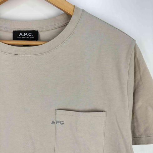 アーペーセー A.P.C. HOMME S/S POCKET ポケットTシャツ メンズ import:L
