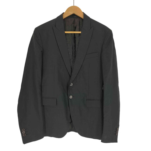 ジャストカヴァリ Just Cavalli イタリア製 裏地レオパード 2B シングルブレスト テーラードジャケット メンズ EUR:48