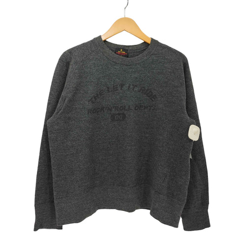 レットイットライド Let it Ride フロント カレッジデザイン クルーネック ニット セーター メンズ JPN:L