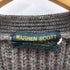 WARREN SCOTT 英国製 PURE NEW WOOL スウェード レザー パッチ ニット カーディガン メンズ import:M