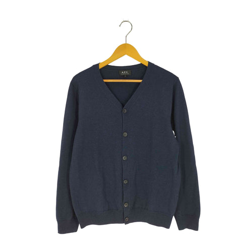 アーペーセー A.P.C. ウール Vネックカーディガン メンズ import:M