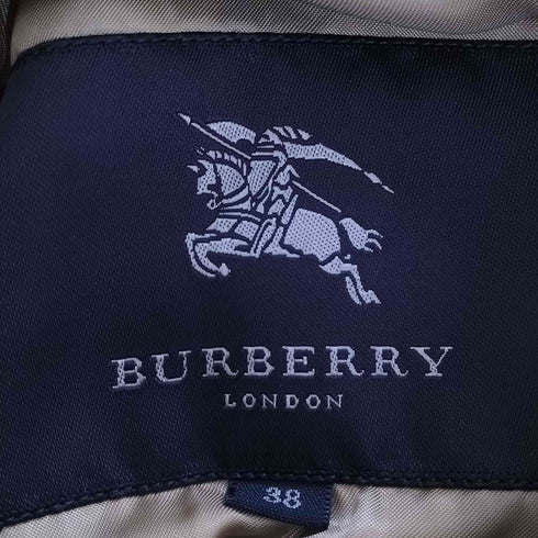 バーバリーロンドン BURBERRY LONDON 裏地ノバチェック ライナー付き トレンチコート レディース UK:38
