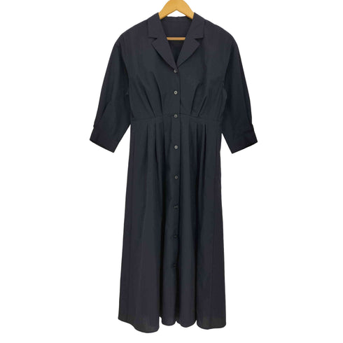 ユナイテッドアローズグリーンレーベルリラクシング UNITED ARROWS green label relaxing 25ss オープンカラー ワンピース レディース