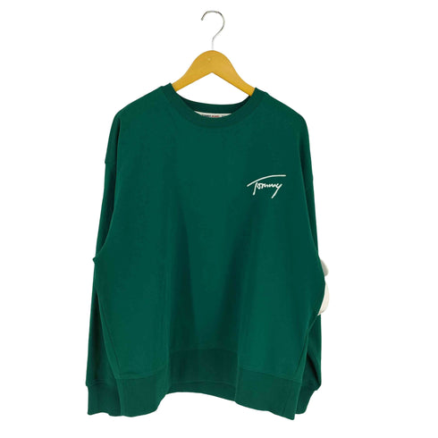 トミージーンズ tommy jeans 刺繍ロゴスウェット メンズ import:L