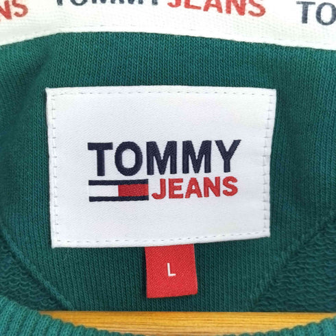 トミージーンズ tommy jeans 刺繍ロゴスウェット メンズ import:L