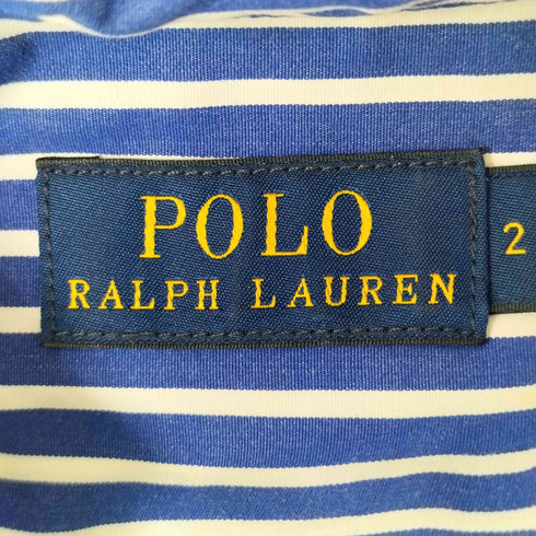 ポロラルフローレン POLO RALPH LAUREN ポニー刺繍L/S レギュラーカラーロングシャツ レディース JPN:2
