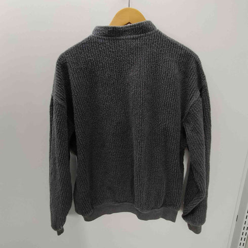 SUNRISE USA製 ハーフボタン ローゲージ コットン ポリ ニット プルオーバー メンズ import:S