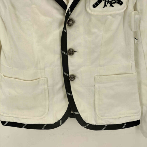ラルフローレン RALPH LAUREN フロント刺繍 テーラードジャケット レディース JPN:M