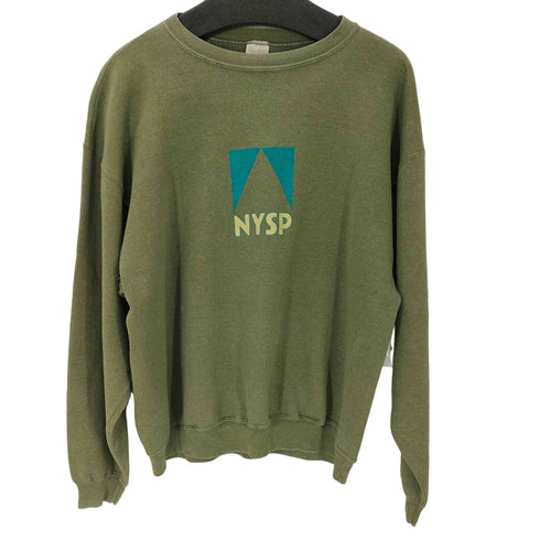 ローリングス rawlings 80-90S USA製 NYSP 企業ロゴ プリント スウェット トレーナー メンズ import:XL