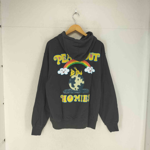 BIGWAVE PEACE OUT HOMIES HOODY メンズ L