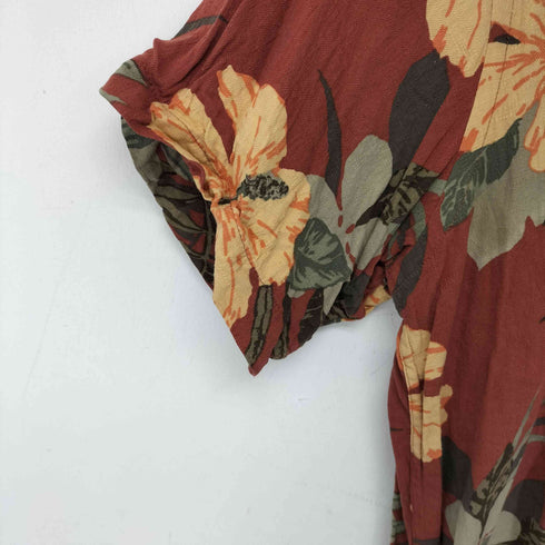 ジェフリービーン GEOFFREY BEENE シルクレーヨン アロハシャツ メンズ import:L