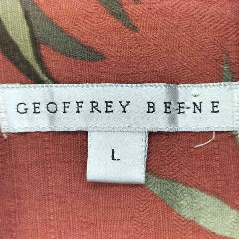 ジェフリービーン GEOFFREY BEENE シルクレーヨン アロハシャツ メンズ import:L