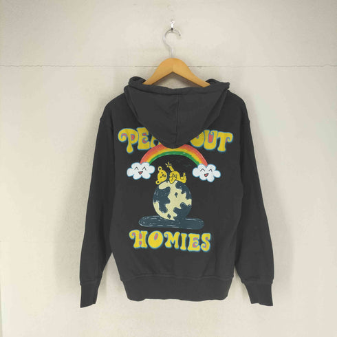 BIGWAVE PEACE OUT HOMIES HOODY メンズ M