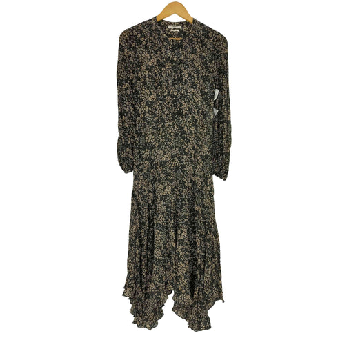 イザベルマランエトワール ISABEL MARANT ETOILE LIZETE DRESS フローラル アシンメトリー シャツワンピース レディース FR:36