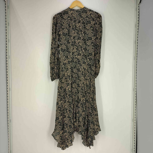 イザベルマランエトワール ISABEL MARANT ETOILE LIZETE DRESS フローラル アシンメトリー シャツワンピース レディース FR:36