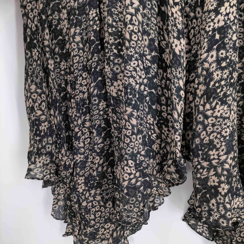 イザベルマランエトワール ISABEL MARANT ETOILE LIZETE DRESS フローラル アシンメトリー シャツワンピース レディース FR:36
