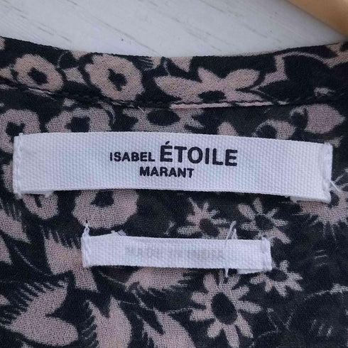 イザベルマランエトワール ISABEL MARANT ETOILE LIZETE DRESS フローラル アシンメトリー シャツワンピース レディース FR:36