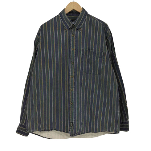 ドッカーズ DOCKERS 00S ボタンダウンストライプシャツ メンズ import:M