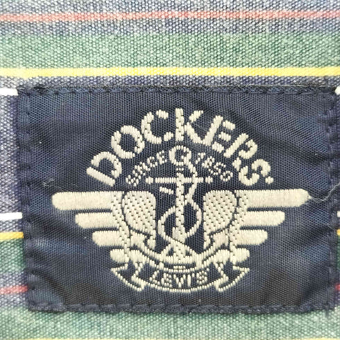 ドッカーズ DOCKERS 00S ボタンダウンストライプシャツ メンズ import:M