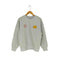 BIGWAVE BEST IN UNIVERSE TATTOO SWEATSHIRT (WHITE MELANGE) メンズ M